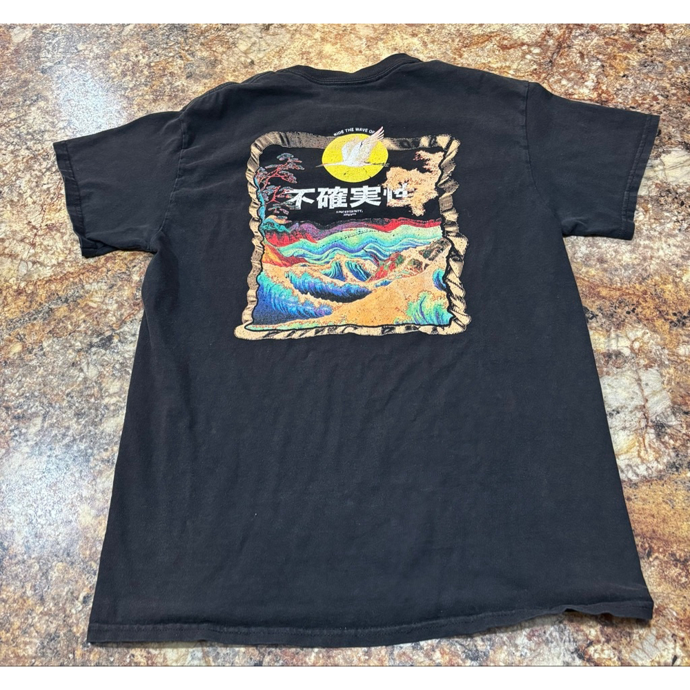 Empyre “Ride the Wave of Uncertainty” Black Graphic Tee